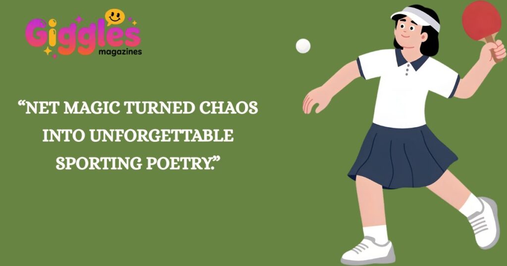 Tennis Puns For Laughs