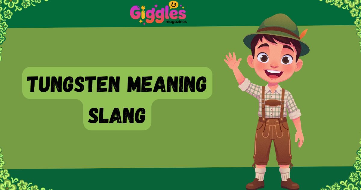 Tungsten Meaning Slang