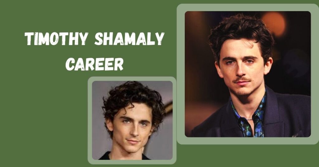 Timothy Shamaly Career