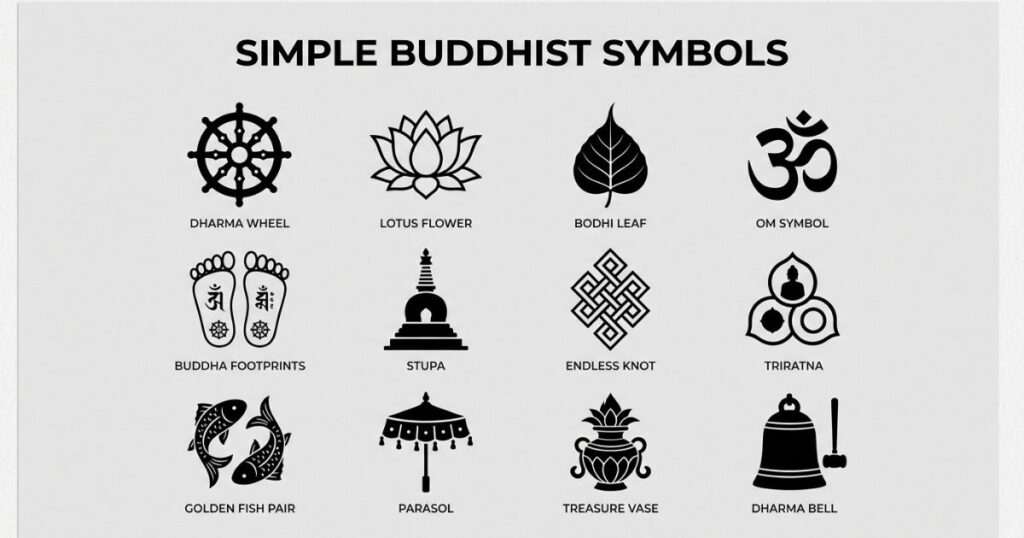 Simple Buddhist Symbols